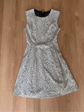 Elegant Black and White Dress